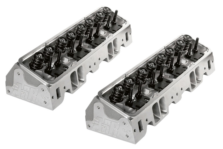 AFR 1034 Small Block Chevy CNC Aluminum Cylinder Heads 195cc Intake