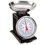 TERRAILLON 14477 Retro Deco Μηχανική Ζυγαριά - 5 kg - 1L μπολ - Μεγάλο καντράν - Μέταλλο - Μαύρο (CDTER5099838105426-el)