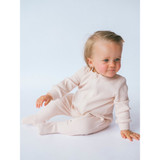 Shortbread Zip up Ribbed Romper Babygrow Sleepsuit Unisex 6-12M (ORDI2-D7WK-9J06-el)