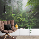 Photomural Forest In Fog (DOFT-3490-FALL-el)