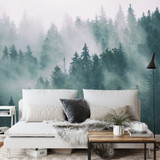 Photomural Forest In Fog (DOFT-19-FALL-el)