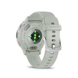Εξυπνο ρολόι GPS - GARMIN - Venu 3S - 30.4mm (1.2) - Ασημί ατσάλι, πράσινη θήκη και λουράκι σιλικόνης πράσινου χρώματος (CDGAR1701774233968-el)