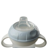 THERMOBABY Κύπελλο με προστασία από διαρροές + καπάκι - Μπλε λουλούδι (CDTHE3023191658437-el)
