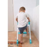 παιδικό κάθισμα τουαλέτας - DREAMBABY - STEP-UP - Κάθισμα για εκπαίδευση - 2 ρυθμιζόμενα επίπεδα - Aqua (CDAAAAT52797-el)