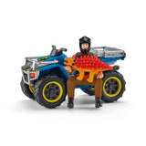 Schleich - Πτήση σε Quad ενάντια στον Βελοσιράπτορα - 41466 (CDSCH341466-el)