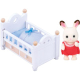 SYLVANIAN FAMILIES 5017 Σοκολατένιο κρεβάτι Baby Rabbit (CDEPO5017-el)