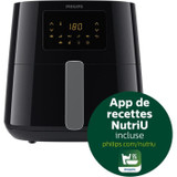 Φριτέζα Philips Airfryer XL χωρίς λάδι 3000 HD9270/70, 1,2 kg, τεχνολογία Rapid Air, 7 προρυθμίσεις, μαύρο (CDPHI8710103972105-el)