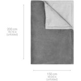 Medisana XXL Κουβέρτα - θερμοφόρα HB 675 2x1,5 m Γκρι (CDMED4015588602313-el)