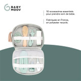 Σετ βρεφικής φροντίδας Babymoov - γέννηση - από ανακυκλωμένο ύφασμα με πιστοποίηση GRS -10 αξεσουάρ, matcha (CDBBM3661276177895-el)