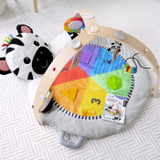 BABY EINSTEIN Zen's Activity Milestones παιγνιοπατάκι με ξύλινη μπάρα, πολυαισθητηριακά παιχνίδια, από τη γέννηση (CDBAB0074451166363-el)