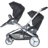 RED CASTLE Διπλό καροτσάκι Evolutwin Μαύρο (CDRED3660950051452-el)