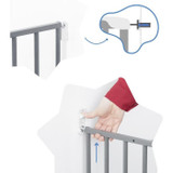 Πύλη ασφαλείας Badabulle Safe & Protect XL (60-107 cm) (CDBAD3661276170421-el)
