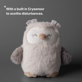 Μίνι βελούδινο - TOMMEE TIPPEE - Ollie the Owl - Φορητό βοήθημα ύπνου - 6 ήχοι - Επαναφορτιζόμενη USB - Πλένεται στο πλυντήριο (CDTOM5010415916488-el)