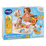 VTECH BABY - Super 2 σε 1 Διαδραστικό κάθισμα μπάνιου - Παιχνίδι μπάνιου (CDVT515405-el)