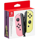 Ζευγάρι Joy-Con σε παστέλ & παστέλ χρώμα ροζ ροζ Nintendo Switch (CDNINJOYCONROSJAU-el)