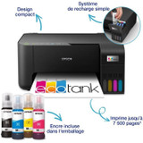 Εκτυπωτής πολλαπλών λειτουργιών A4 - EPSON - Ecotank ET-2860 - Wi-Fi - Εξοπλισμένος με δοχεία μελάνης (CDEPS1706144807783-el)