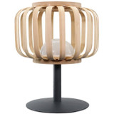 Ασύρματο επιτραπέζιο φωτιστικό - LUMISKY - STANDY MINI BAMBOO - H25 cm - Φυσικό μπαμπού - Ζεστό λευκό και λευκό LED (CDLUM3666162005931-el)