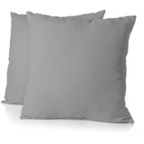 Σετ 2 μαξιλαροθήκες - HOME LINGE PASSION - 63 x 63 cm - Ανοιχτό γκρι (CDHOM3701393718622-el)