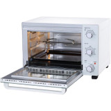 Continental Edison CEMF35W - Ηλεκτρικός μίνι φούρνος 35L Λευκό - 1500W - Rotissoire, φυσική συναγωγή θερμότητας (CDCEMF35W-el)