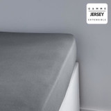 TODAY ESSENTIAL CHARD - 140 x 190+25 cm - 1 άτομο - 100% βαμβάκι Jersey - Ατσάλι (CDTOD3574643507549-el)