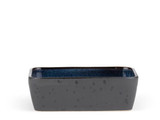 Πιάτο ορθογώνιο 19 x 14 x 6 cm μαύρο/σκούρο μπλε (BB397336-el)