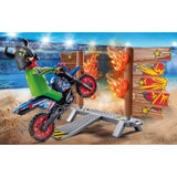 PLAYMOBIL 71808 Δίδυμο κασκαντέρ με τετράτροχο και μοτοσικλέτα (CDPL71808-el)