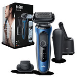 Ηλεκτρικό ξυράφι με μηχανή ακριβείας Braun Series 6 61 -B7200cc - Smartcare center, μπλε (CDBRA4210201433156-el)