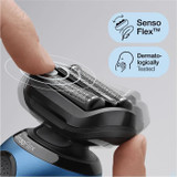 Ηλεκτρικό ξυράφι με μηχανή ακριβείας Braun Series 6 61 -B7200cc - Smartcare center, μπλε (CDBRA4210201433156-el)