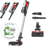 Ηλεκτρική σκούπα μπαταρίας - HOOVER - HF910H - 65 AW - 86 dBA - Οθόνη LED - Κόκκινο / Γκρι (CDHOO8059019057149-el)