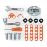 Smoby - Black+Decker - Καροτσάκι χειρός + κουτί 3 σε 1 - 19 αξεσουάρ - Made in France (CDSMOB360219-el)