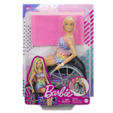 Barbie - Barbie Ξανθιά αναπηρική καρέκλα - Κούκλα - 3 ετών και άνω (CDMATHJT13-el)