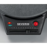 SEVERIN CM2198 - κρεπιέρα διαμέτρου 30cm 1000W - Ρυθμιζόμενος θερμοστάτης - Περιλαμβάνει σπάτουλα για κρέπες και ξύλινο διανομέα ζύμης - Μαύρο (CDSEV4008146219801-el)