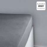 TODAY ESSENTIAL CHARG - 160 x 200+25 cm - 1 άτομο - 100% βαμβάκι Jersey - Ατσάλι (CDTOD3574643508041-el)