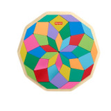 Fisher-Price-ξύλινο παζλ Mandala-40 τεμαχίων γεωμετρικό παζλ μοτίβο HXT94 (CDMATHXT94-el)