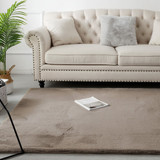 Χνουδωτό χαλί Taupe 80x150CM (ORDLL-FLUFFY-TP80X150-el)