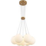 Κρεμαστό φωτιστικό Jenna White Gold 7-Light (ORDJOY-7-el)