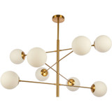 Κρεμαστό φωτιστικό Nepal White Gold 8-Light (ORDHK-8-el)