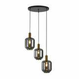 Lily 3-Light κρεμαστό φωτιστικό στρογγυλό (ORDGPL-3C-el)