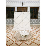 Χαλί Βερβερίνων Beni Ouarain καθαρό μαλλί 210 x 300 cm μπεζ, 1,64984E+15 (ORDTAP_MAR_BO1021_26-el)