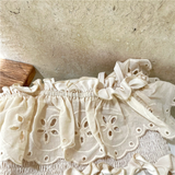 Annie & Charles® Badeanzug mit Spitze 7-8Y (ORD8CBEA1ACB9A4FD69-el)