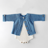 Πλεκτό σετ Annie & Charles® από βιολογικό βαμβάκι μπλε, 3-6M (ORDP_AJXQ87YKVG195-el)