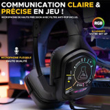 Ενσύρματα ακουστικά παιχνιδιών - The G-Lab - KORP COBALT 7.1 - 7.1 ήχος surround - USB - RGB (CDTHE1732321599230-el)