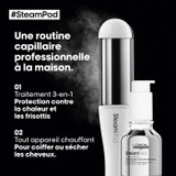 SteamPod 4 - Επαγγελματικό ισιωτικό και σίδερο μαλλιών με ατμό - L'OREAL PROFESSIONNEL - 3 θερμοκρασίες - Εργαλείο + Συμπυκνωμένη θεραπεία λείανσης (CDLOR3665831109130-el)