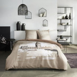 Σετ κλινοσκεπασμάτων - TODAY - JAVA - 2 άτομα - 240x220 cm - Βαμβάκι - Λονδίνο - Μπεζ (CDTOD3574641268534-el)