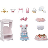 SYLVANIAN FAMILIES Η βαλίτσα μόδας και η μεγάλη αδελφή marshmallow mouse Για παιδιά (CDSYL5054131055403-el)