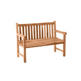 Παγκάκι κήπου 120 cm, teak Καφέ (ORD11020010-el)