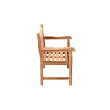 Παγκάκι κήπου 120 cm, teak Καφέ (ORD11020010-el)