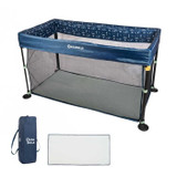 Badabulle Easy Clip Travel Cot - Εύκολο να διπλωθεί και να ξεδιπλωθεί - Ελαφρύ και συμπαγές κρεβάτι με τσάντα μεταφοράς - Μαζί με στρώμα (CDBAD3661276187276-el)