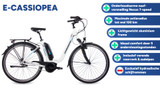 E-Cassiopea 28 ίντσες 50 cm Γυναικείο 7SP Rim φρένα Ματ λευκό (TW1033807-el)