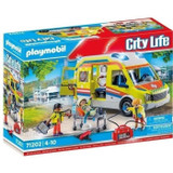 PLAYMOBIL - 71202 - City Action Les Subcutors - Ασθενοφόρο με φως και ηχητικά εφέ (CDPL71202-el)